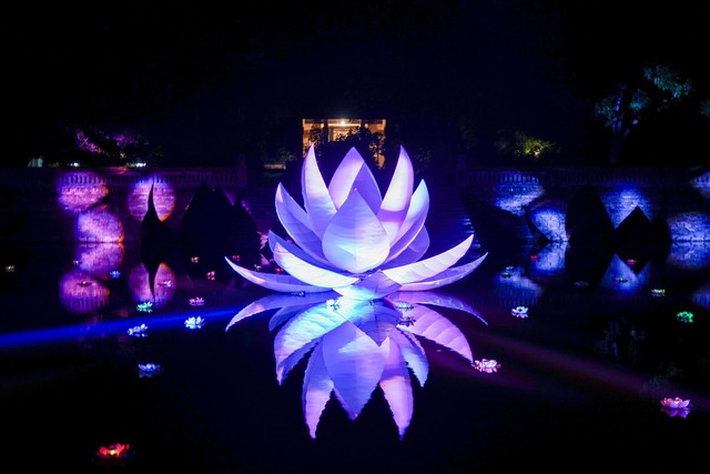 Trình diễn không gian ánh sáng kỳ ảo tại Thái Bình Lâu, Đại Nội Huế- Ảnh 3.