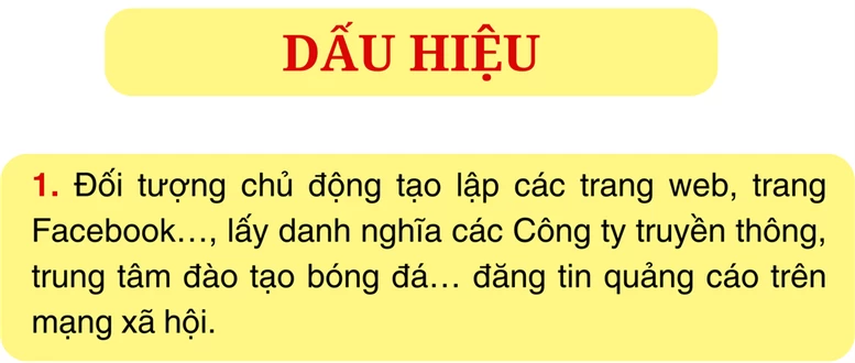 Cẩm nang nhận biết và phòng tránh Lừa đảo tuyển người mẫu, cầu thủ nhí, người đại diện thương hiệu- Ảnh 2.