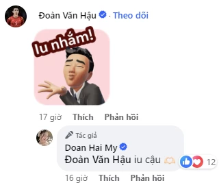 Đoàn Văn Hậu bày tỏ tình cảm với bà xã