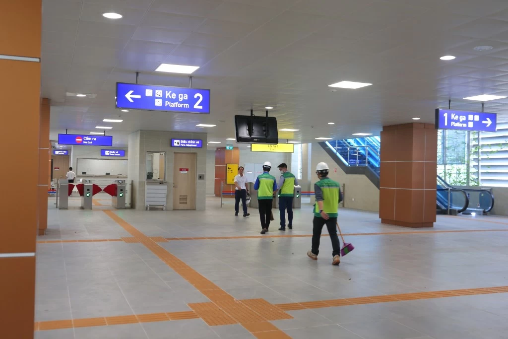 Đoạn trên cao dài 8,5 km thuộc tuyến Metro Nhổn - Ga Hà Nội sẵn sàng vận hành thương mại