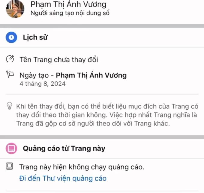 Thông tin chính thức về việc tại sao Quế Anh được công ty lập fanpage Hoa hậu từ khi chưa đăng quang