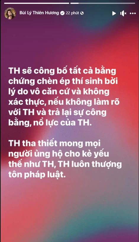 Thiên Hương gây xôn xao khi đăng đàn nói bị chèn ép, sẽ tung toàn bộ bằng chứng để lấy lại công bằng 