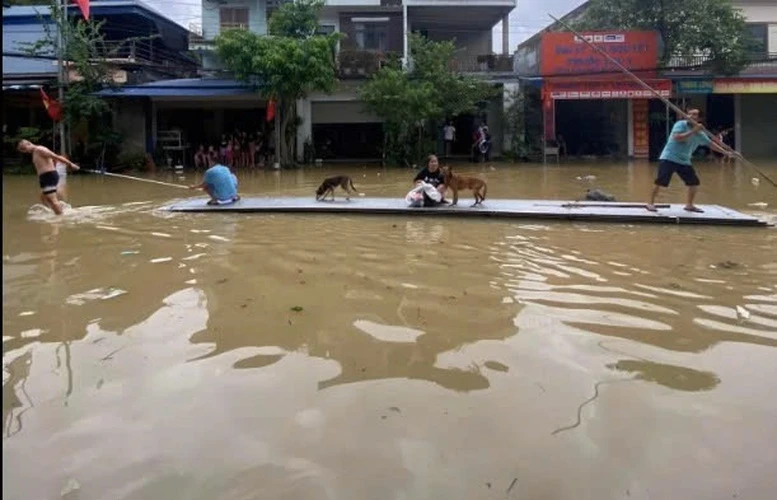 Thái Nguyên: Lũ sông Cầu lên cao chưa từng có- Ảnh 1.