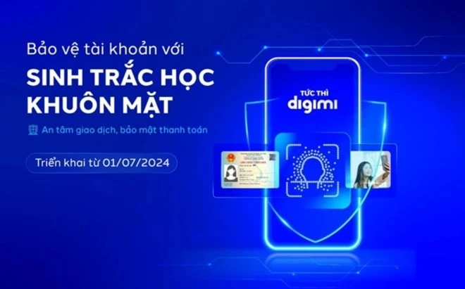 Sẽ không giao dịch được tiền nếu chưa xác thực sinh trắc học