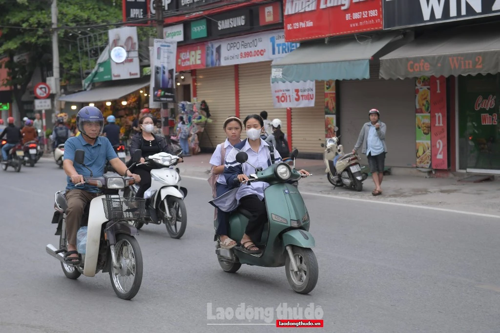 Từ 1/10: Mở đợt cao điểm xử lý nghiêm học sinh và phụ huynh vi phạm giao thông