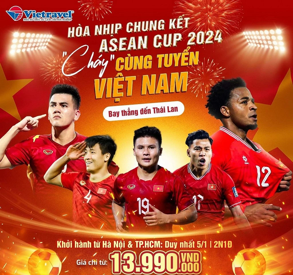 Giá vé máy bay đi Thái Lan xem trận Chung kết ASEAN Cup 2024 tăng cao