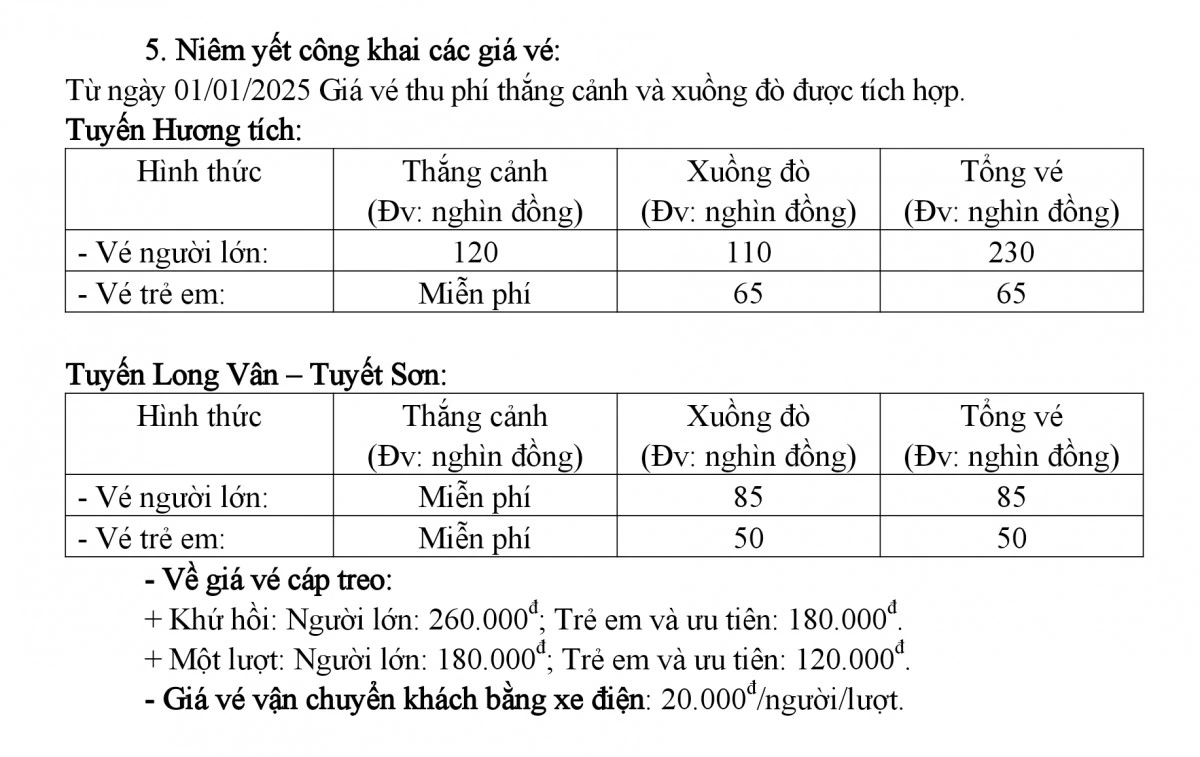 Lễ hội Chùa Hương 2025: Mỗi lái đò có mã QR code tiếp nhận thông tin phản ánh của du khách