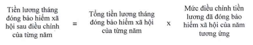Mức điều chỉnh tiền lương, thu nhập tháng đã đóng bảo hiểm xã hội năm 2025