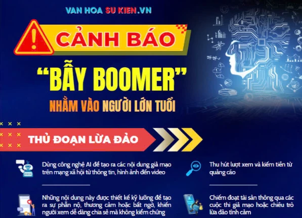 Cảnh báo “bẫy boomer” nhằm vào người lớn tuổi