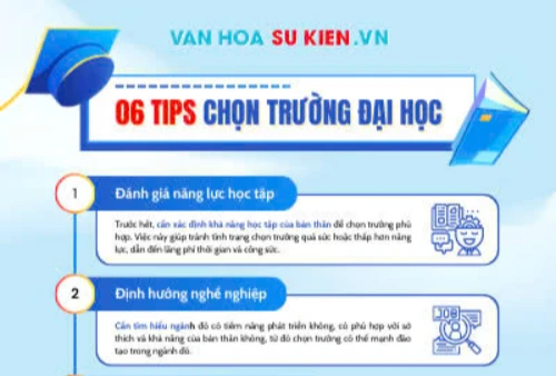 06 tips chọn trường đại học