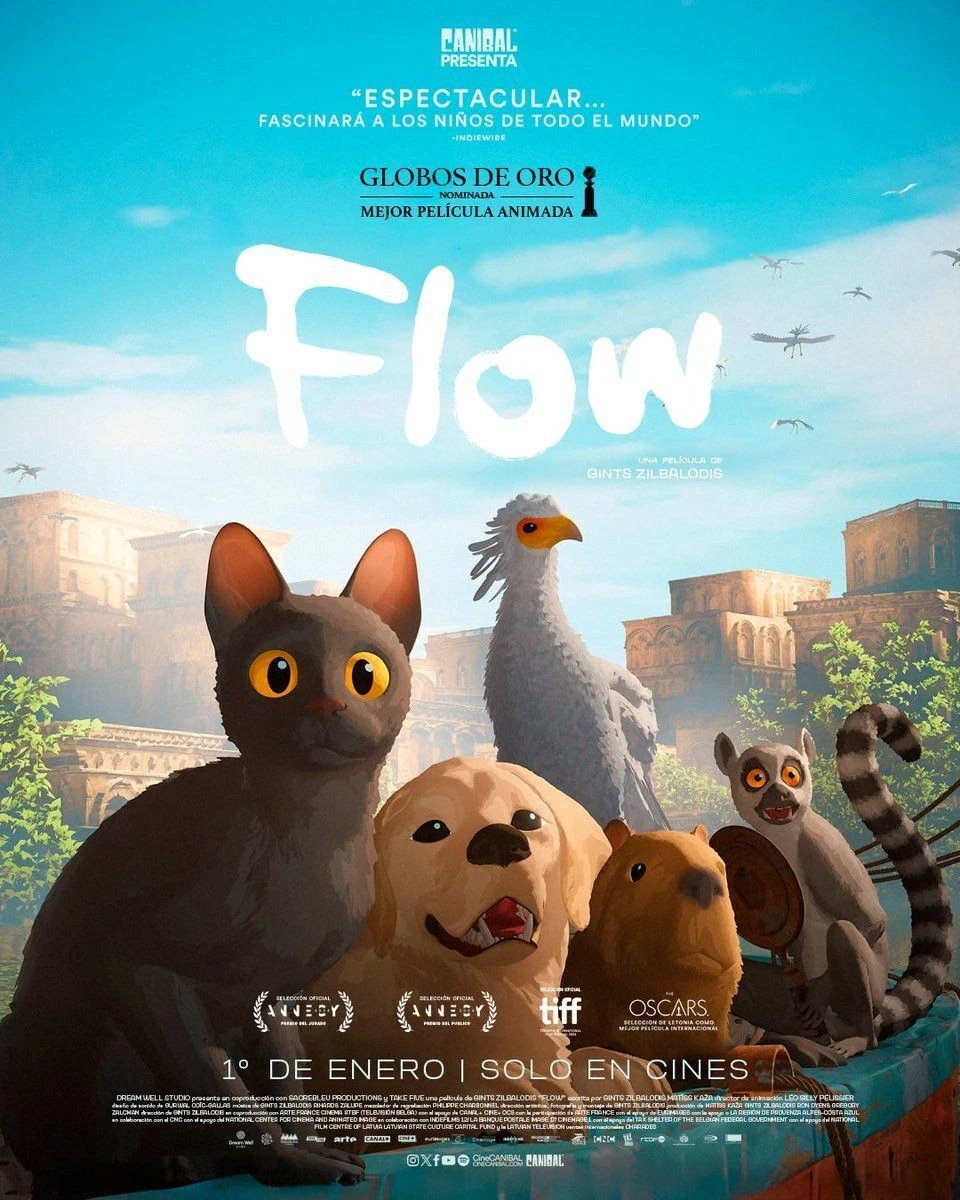 Phim hoạt hình “Flow” của Latvia làm nên lịch sử khi đoạt giải Oscar