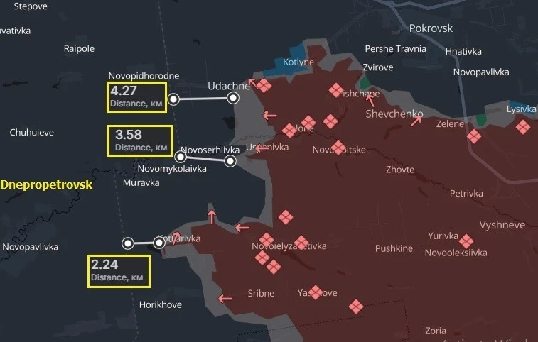 3 mũi tấn công Nga cách Dnepropetrovsk vẻn vẹn 2km