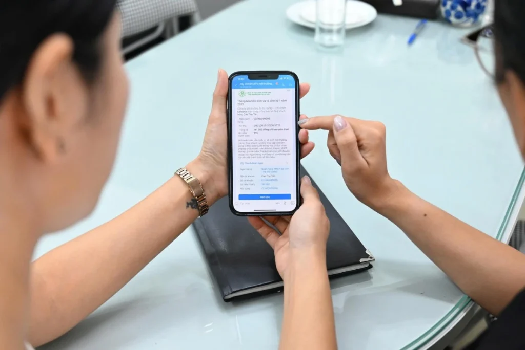 Thu phí vệ sinh môi trường qua ví điện tử: Tiện lợi, minh bạch