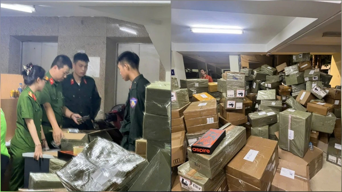 Hà Nội: Đánh sập đường dây mua bán thuốc lá điện tử trị giá 40 tỷ đồng, bắt giữ 15 đối tượng