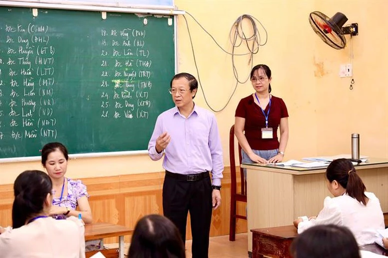 Kiểm tra chấm thi: Yêu cầu tuyệt đối không chủ quan- Ảnh 2.