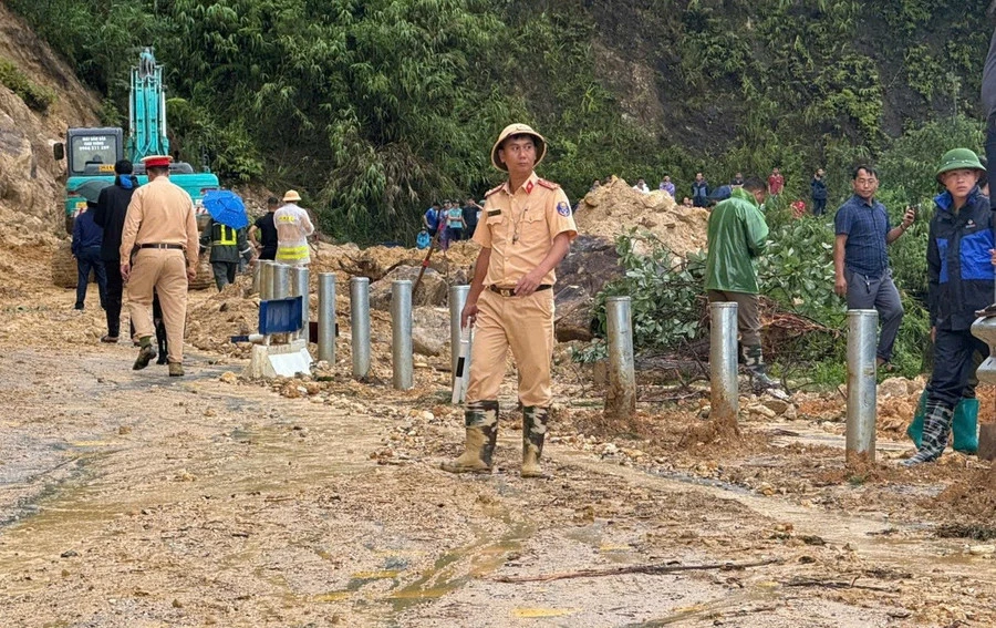 Khu vực xảy ra vụ sạt lở thuộc xã Bình Lư, tỉnh Lai Châu.