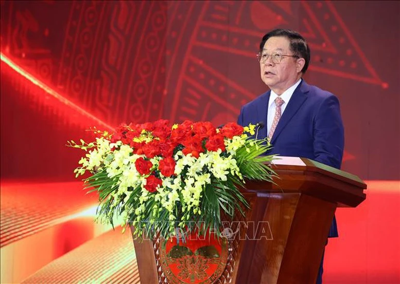 Chủ tịch nước dự Lễ trao giải Cuộc thi Chính luận về Bảo vệ nền tảng tư tưởng của Đảng lần thứ Năm- Ảnh 2. Chủ tịch nước dự Lễ trao giải Cuộc thi Chính luận về Bảo vệ nền tảng tư tưởng của Đảng lần thứ Năm- Ảnh 2.