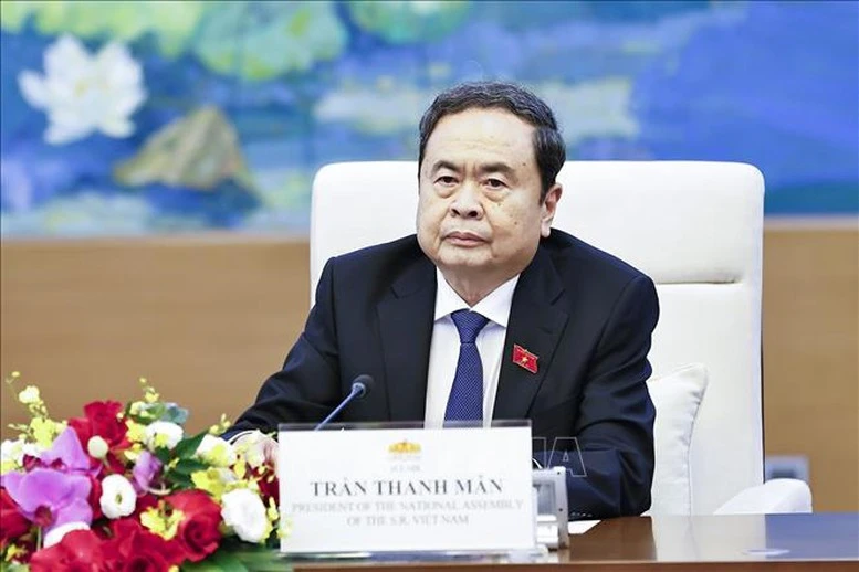 Chủ tịch Quốc hội Trần Thanh Mẫn tiếp Đoàn đại biểu Đảng Dân chủ Xã hội Đức- Ảnh 2.