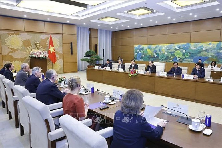 Chủ tịch Quốc hội Trần Thanh Mẫn tiếp Đoàn đại biểu Đảng Dân chủ Xã hội Đức- Ảnh 3.