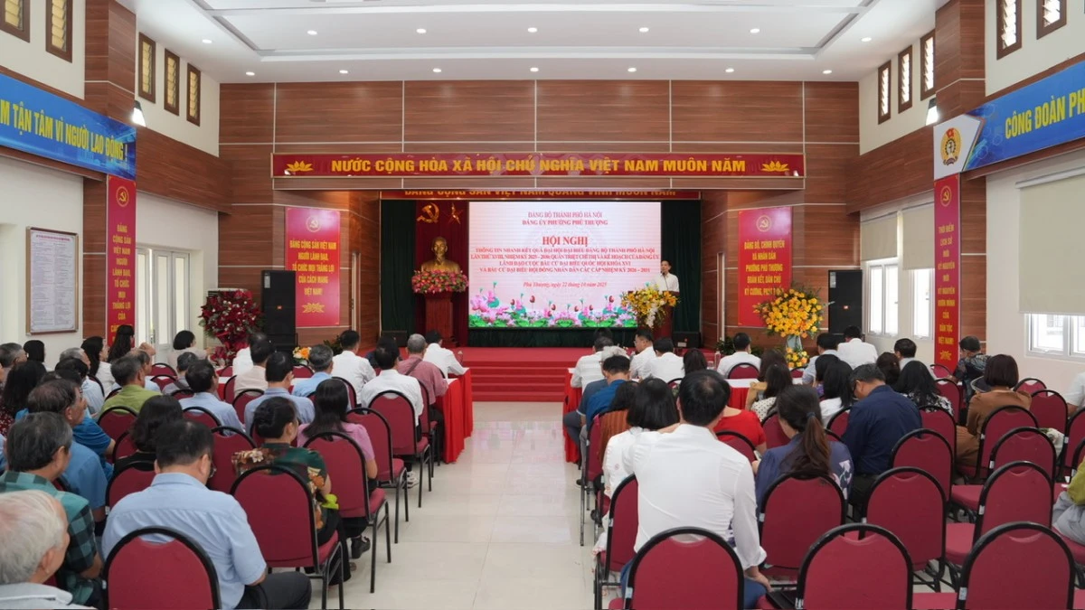 Phú Thượng quán triệt kết quả Đại hội Đảng bộ Thành phố và triển khai nhiệm vụ bầu cử 2026-2031 Phú Thượng quán triệt kết quả Đại hội Đảng bộ Thành phố và triển khai nhiệm vụ bầu cử 2026-2031
