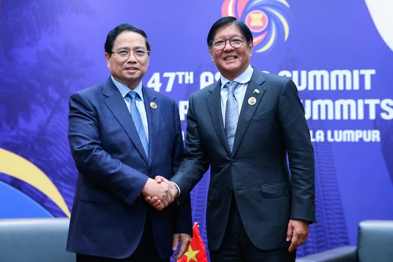 Thủ tướng Phạm Minh Chính gặp Tổng thống Philippines- Ảnh 1. Thủ tướng Phạm Minh Chính gặp Tổng thống Philippines- Ảnh 1.