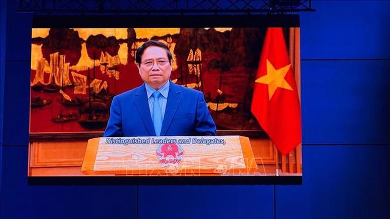 Thủ tướng Phạm Minh Chính gửi thông điệp tới hội nghị UNCTAD16- Ảnh 1. Thủ tướng Phạm Minh Chính gửi thông điệp tới hội nghị UNCTAD16- Ảnh 1.