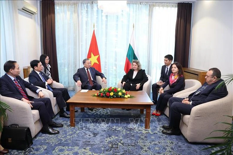 Tổng Bí thư Tô Lâm đề xuất thúc đẩy thiết lập cơ chế hợp tác giữa Quốc hội Việt Nam-Bulgaria- Ảnh 2. Tổng Bí thư Tô Lâm đề xuất thúc đẩy thiết lập cơ chế hợp tác giữa Quốc hội Việt Nam-Bulgaria- Ảnh 2.