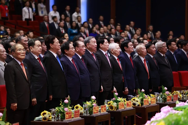 Tổng Bí thư Tô Lâm dự Đại hội Đại biểu Đảng bộ TP. Hà Nội lần thứ XVIII- Ảnh 4. Tổng Bí thư Tô Lâm dự Đại hội Đại biểu Đảng bộ TP. Hà Nội lần thứ XVIII- Ảnh 4.