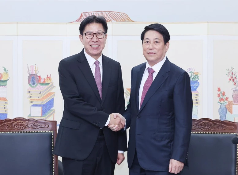 Chủ tịch nước Lương Cường gặp cộng đồng người Việt tại Hàn Quốc- Ảnh 3.