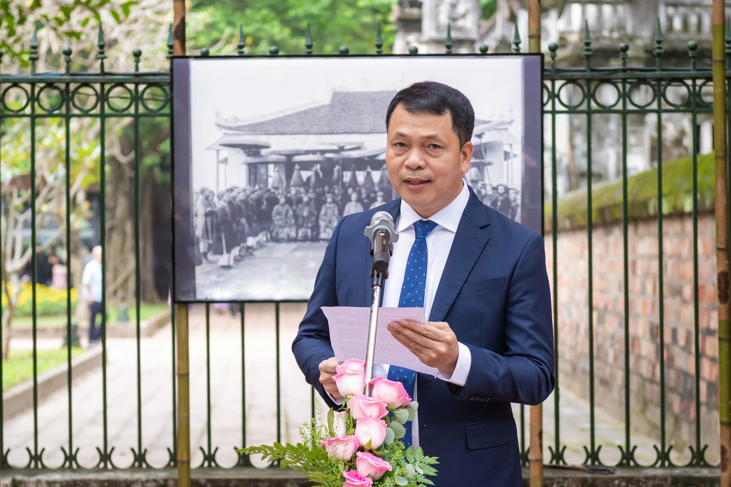 Photo Hanoi ’25 Độc đáo không gian tre tái hiện Khoa thi Hương cuối thế kỷ XIX