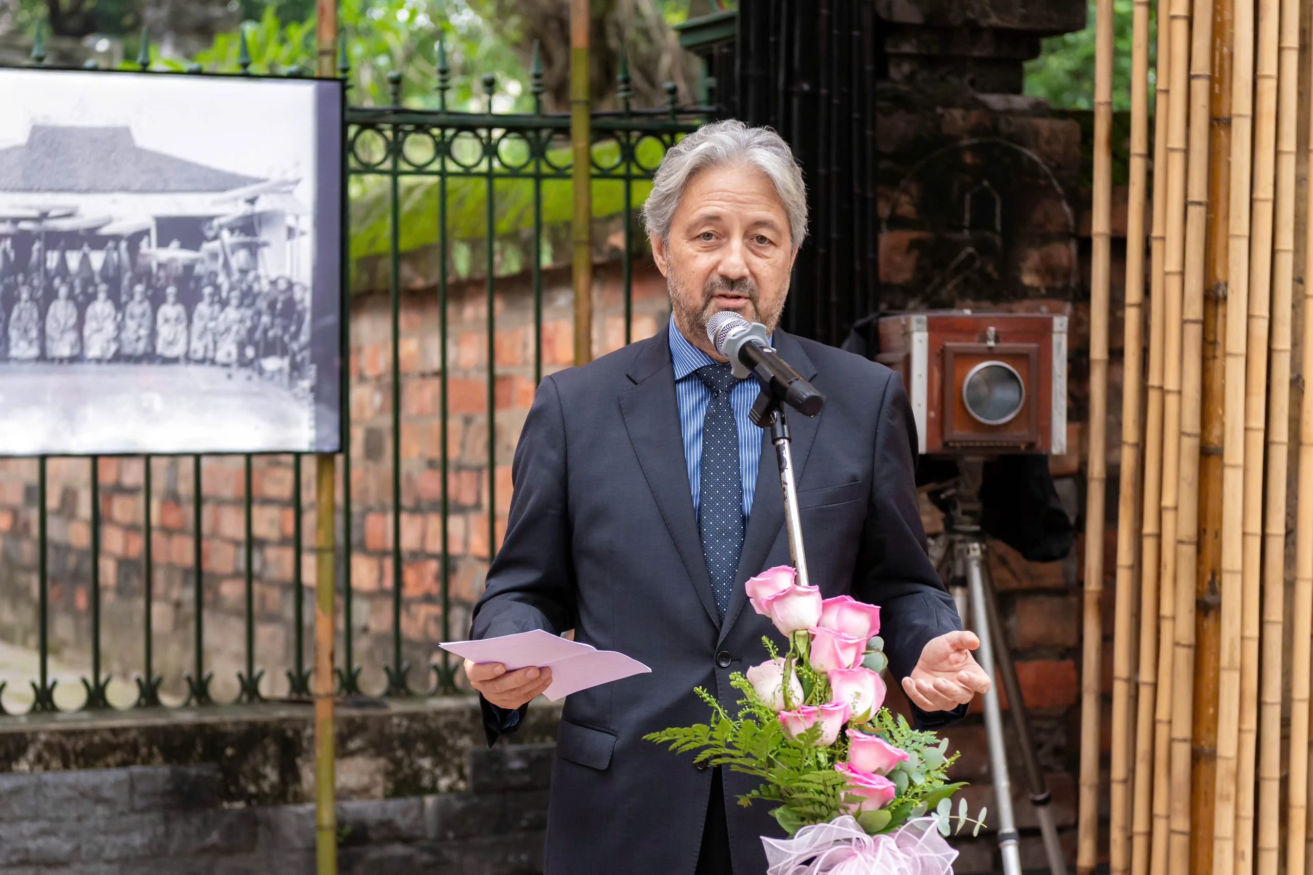 Photo Hanoi ’25 Độc đáo không gian tre tái hiện Khoa thi Hương cuối thế kỷ XIX