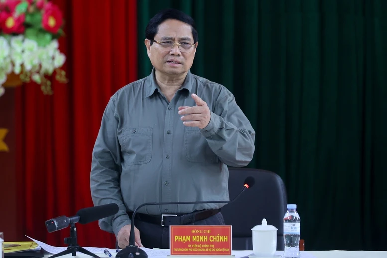 Thủ tướng Phạm Minh Chính làm việc với Thường trực Tỉnh uỷ Thanh Hóa- Ảnh 4. Thủ tướng Phạm Minh Chính làm việc với Thường trực Tỉnh uỷ Thanh Hóa- Ảnh 4.