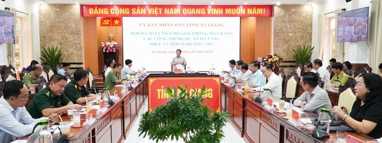 An Giang tăng tốc giải phóng mặt bằng phục vụ Hội nghị Thượng đỉnh APEC 2027- Ảnh 1.