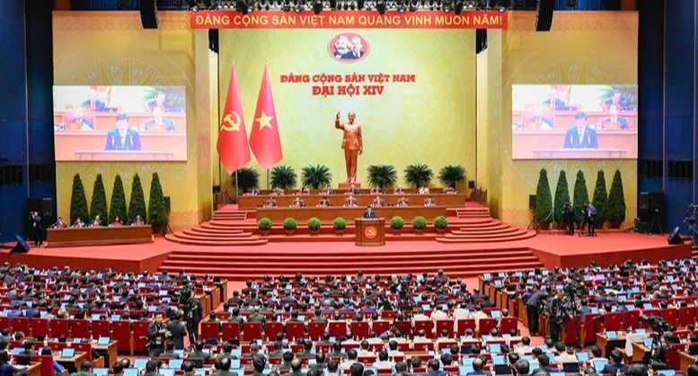 Đại hội XIV của Đảng bước vào ngày làm việc chính thức thứ ba, thực hiện nhiều nội dung quan trọng- Ảnh 1. Đại hội XIV của Đảng bước vào ngày làm việc chính thức thứ ba, thực hiện nhiều nội dung quan trọng- Ảnh 1.