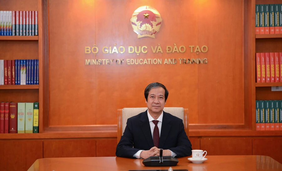 Bộ trưởng Bộ GD&ĐT Nguyễn Kim Sơn. 2026-mo-dau-cho-mot-nhip-tang-toc-moi-cua-giao-duc-1.jpg