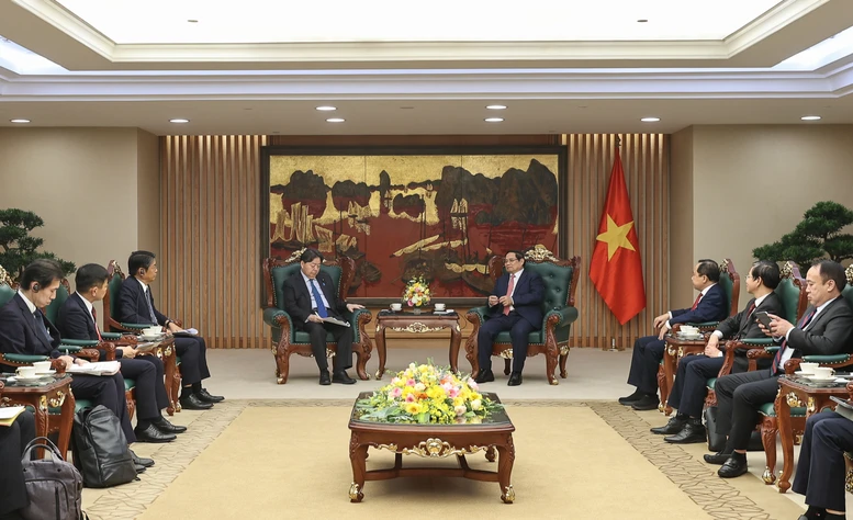 Thủ tướng Phạm Minh Chính tiếp Bộ trưởng Nội vụ và Truyền thông Nhật Bản- Ảnh 3.