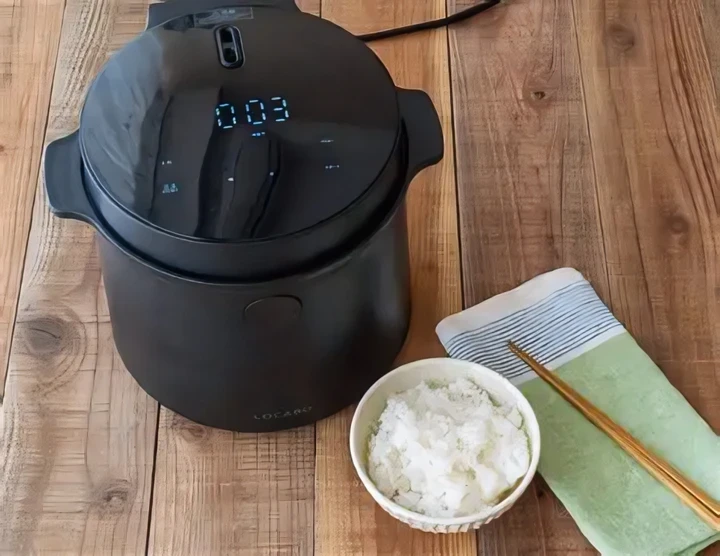 Nồi cơm “tách đường” từng vướng tranh cãi pháp lý tại Nhật Bản. (Nguồn: LOCABO)