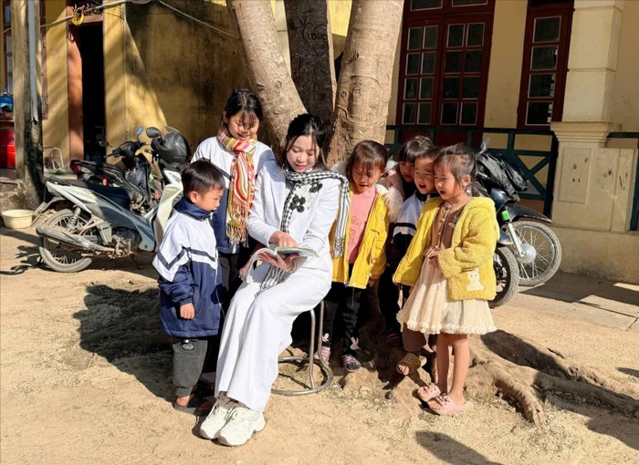 Cô Quàng Thị Xuân - Phó Hiệu trưởng Trường Phổ thông dân tộc bán trú Tiểu học Mường Lạn (xã Mường Lạn, tỉnh Sơn La). Ảnh: NVCC.