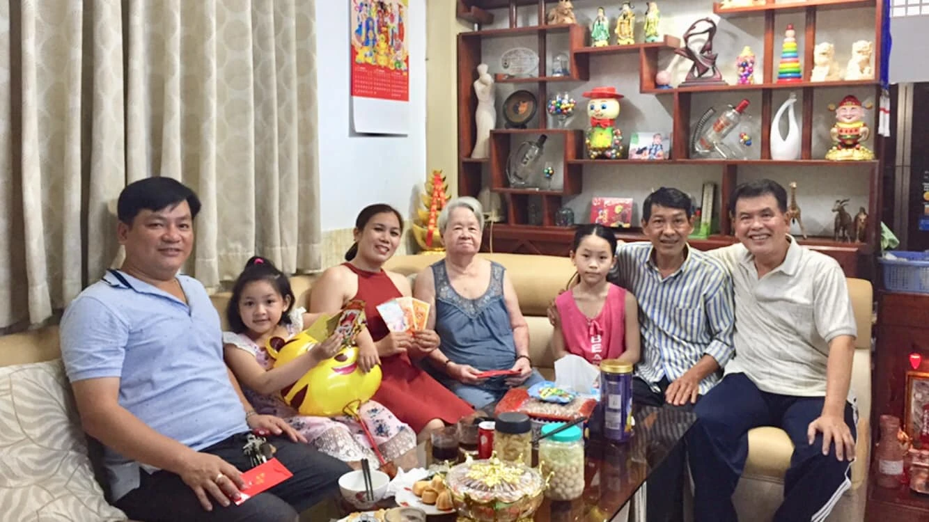 Gia đình nghệ sĩ luôn quây quần bên nhau vào những ngày xuân về