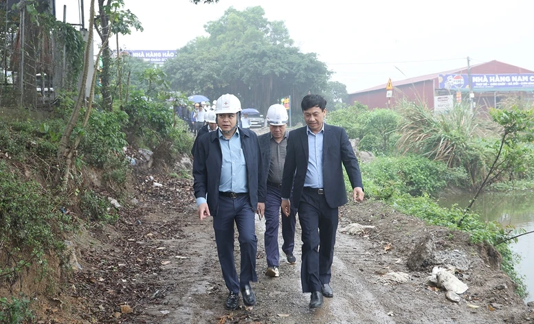 EVNNPT đốc thúc tăng tốc dự án đường dây 500/220 kV Nho Quan – Phủ Lý – Thường Tín- Ảnh 1.