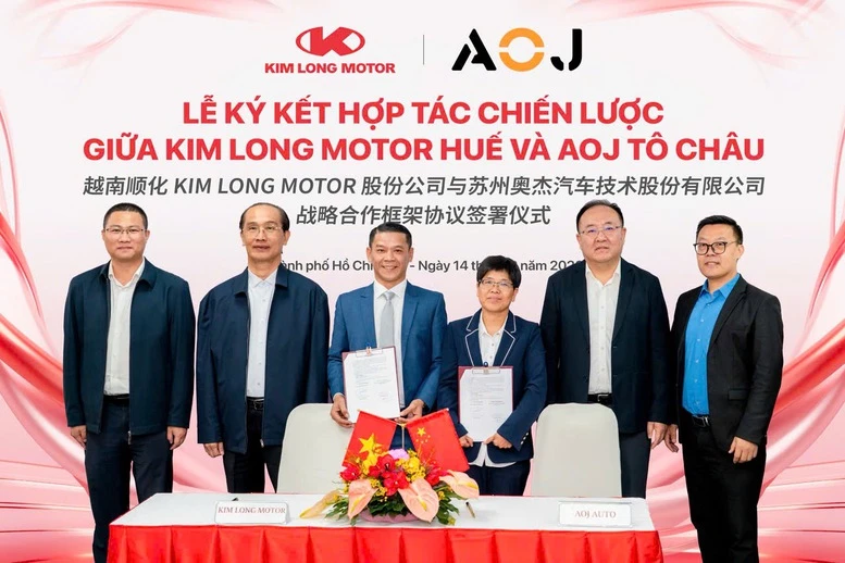 KIM LONG MOTOR và AOJ Tô Châu hợp lực nâng tầm công nghiệp ô tô Việt Nam- Ảnh 1.