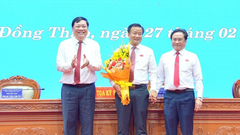 Ông Nguyễn Phước Thiện được bầu giữ chức Phó Chủ tịch UBND tỉnh Đồng Tháp- Ảnh 1.