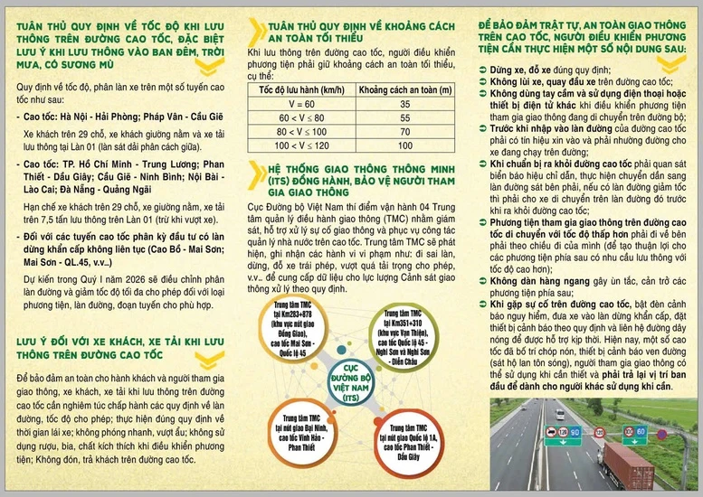 Phát 23 nghìn tờ rơi hướng dẫn lái xe di chuyển trên các tuyến cao tốc mới- Ảnh 2.