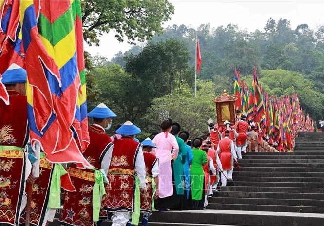 Phú Thọ: Đa dạng sắc màu lễ hội Xuân thu hút khách đến Đất Tổ - Ảnh 1. Phú Thọ: Đa dạng sắc màu lễ hội Xuân thu hút khách đến Đất Tổ - Ảnh 1.