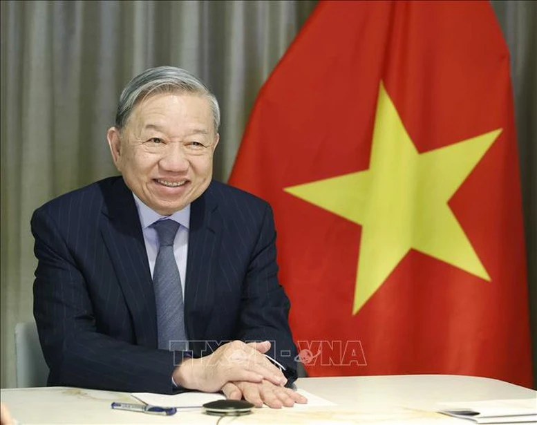 Tổng Bí thư Tô Lâm điện đàm với các Nghị sĩ Hoa Kỳ- Ảnh 1. Tổng Bí thư Tô Lâm điện đàm với các Nghị sĩ Hoa Kỳ- Ảnh 1.