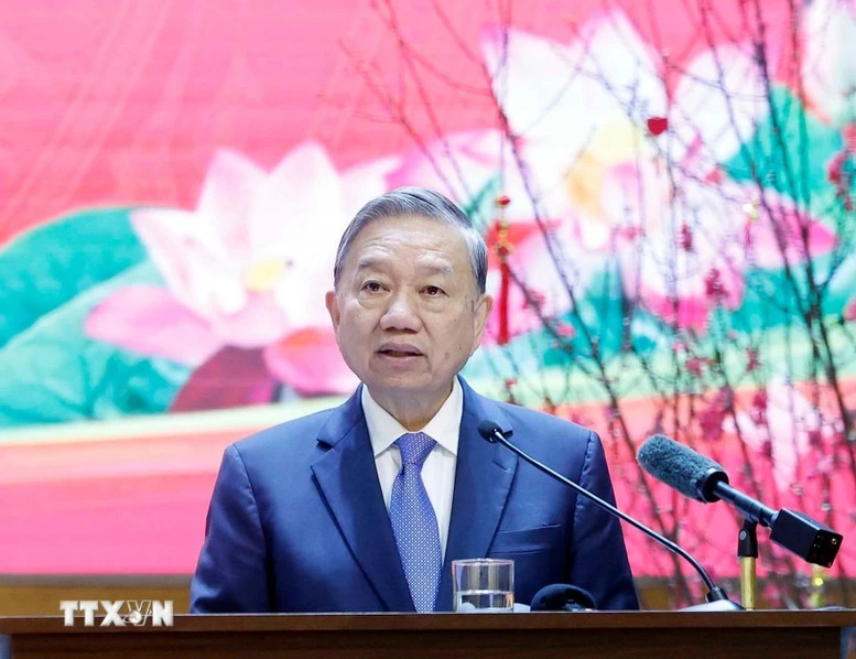 Tổng Bí thư Tô Lâm : Lực lượng An ninh điều tra kiên quyết, linh hoạt, sáng tạo trong đấu tranh phòng, chống tội phạm- Ảnh 2.