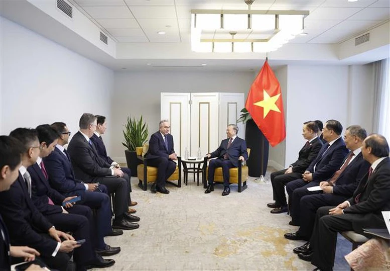 Tổng Bí thư Tô Lâm tiếp cựu Thứ trưởng Ngoại giao Hoa Kỳ Kurt Campbell- Ảnh 3.