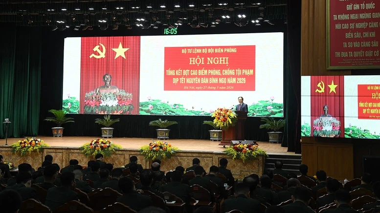 Bộ Tư lệnh Bộ đội Biên phòng tổng kết cao điểm phòng chống tội phạm, đón nhận Huân chương Chiến công- Ảnh 5. Bộ Tư lệnh Bộ đội Biên phòng tổng kết cao điểm phòng chống tội phạm, đón nhận Huân chương Chiến công- Ảnh 5.
