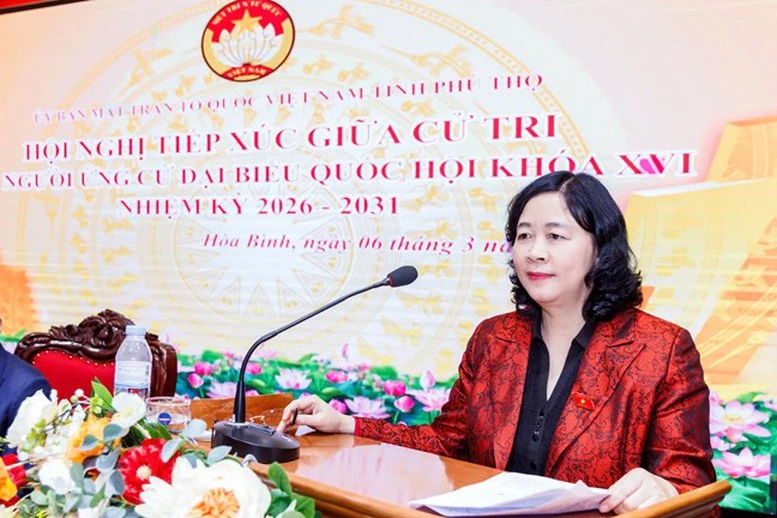 Chủ tịch Uỷ ban Trung ương MTTQ Việt Nam Bùi Thị Minh Hoài tiếp xúc cử tri tỉnh Phú Thọ- Ảnh 6. Chủ tịch Uỷ ban Trung ương MTTQ Việt Nam Bùi Thị Minh Hoài tiếp xúc cử tri tỉnh Phú Thọ- Ảnh 6.