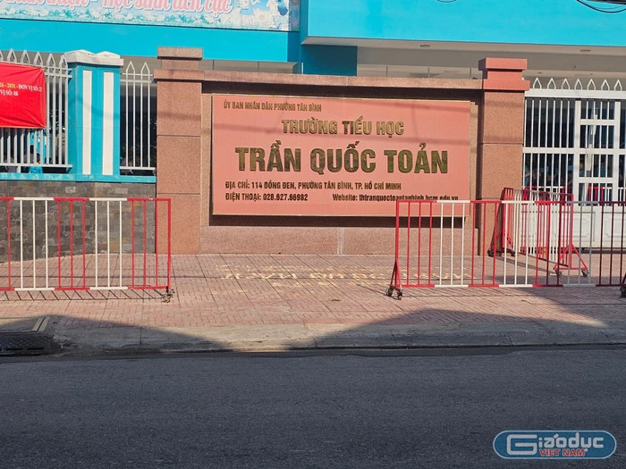 Trường tiểu học Trần Quốc Toản, phường Tân Bình, Thành phố Hồ Chí Minh. Ảnh minh họa: V.D gdvn-thtqttanbinh.jpg